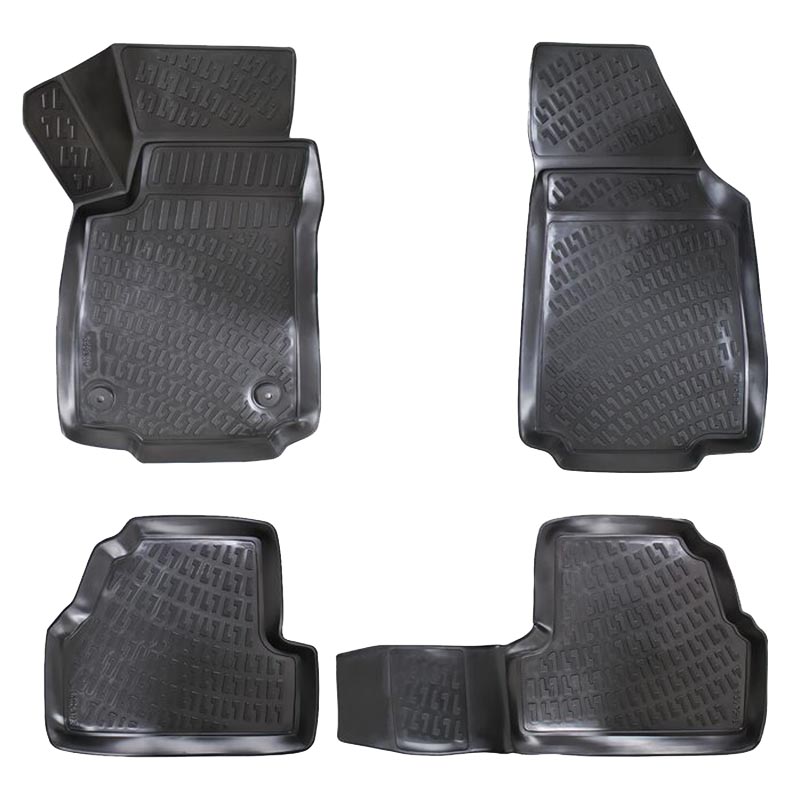 Kimpiris - Πατάκια Σκαφάκια 3D Από Λάστιχο TPE Για Opel Mokka 12-19 / Chevrolet Trax 12+ Rizline 4 Τεμάχια Μαύρα