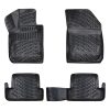 Kimpiris - Πατάκια Σκαφάκια 3D Από Λάστιχο TPE Για Peugeot 308 2013- Rizline 4 Τεμάχια Μαύρα