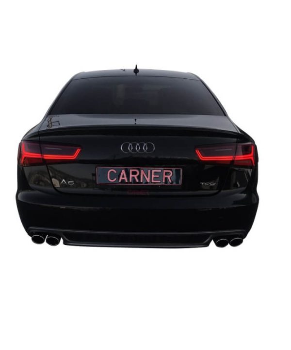 Alternative view of Πισινά Φανάρια Set Για Audi A6 C7 11-15 Led Bar Dynamic Κόκκινο/Crystal Eagle Eyes