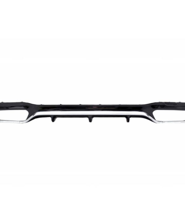 Alternative view of Diffuser Πίσω Προφυλακτήρα Για Mercedes-Benz E-Class W213 16-19 Με Amg Προφυλακτήρα Μαύρο/Χρώμιο