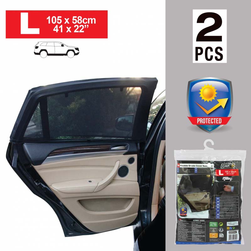 Ηλιοπροστασίες Κουρτινάκια Πλαϊνά Flexible Sunshade Large 105 x 56 cm WINDRTL - Image 4