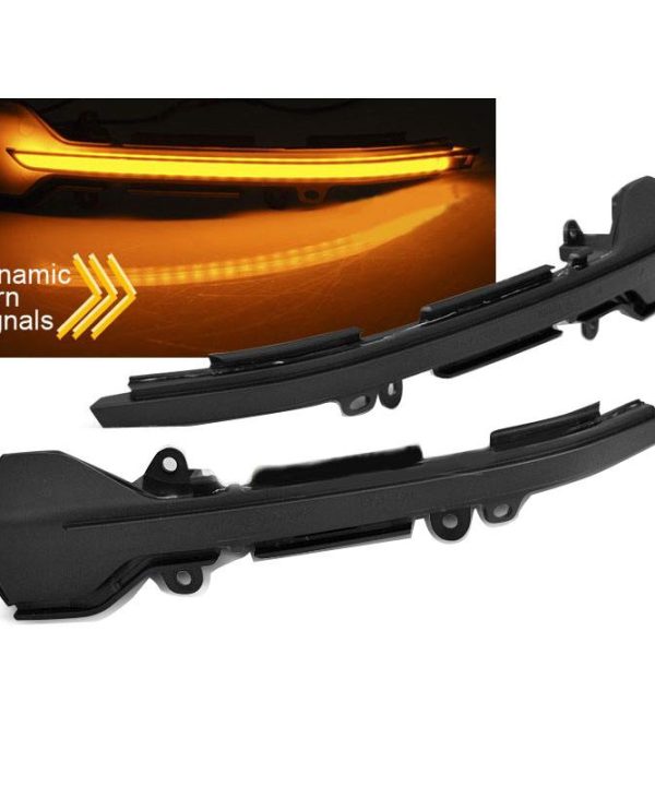 Kimpiris - Φλας Καθρέπτη Για Seat Leon 12-16 / Ibiza 17- / Arona 17- Dynamic Led Φιμέ 2 Τεμάχια