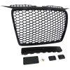 Μάσκα Για Audi A3 8P 05-08 RS3 Look Κυψελωτή Γυαλιστερό Μαύρο 1 Τεμάχιο - Image 2
