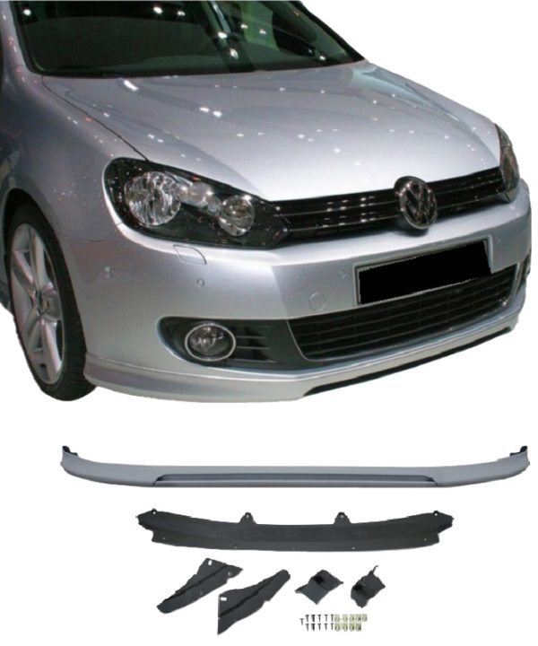 Kimpiris - Μπροστινό Spoiler Για VW Golf VI (6) 08-12 Votex Look Από Abs Πλαστικό 1 Τεμάχιο