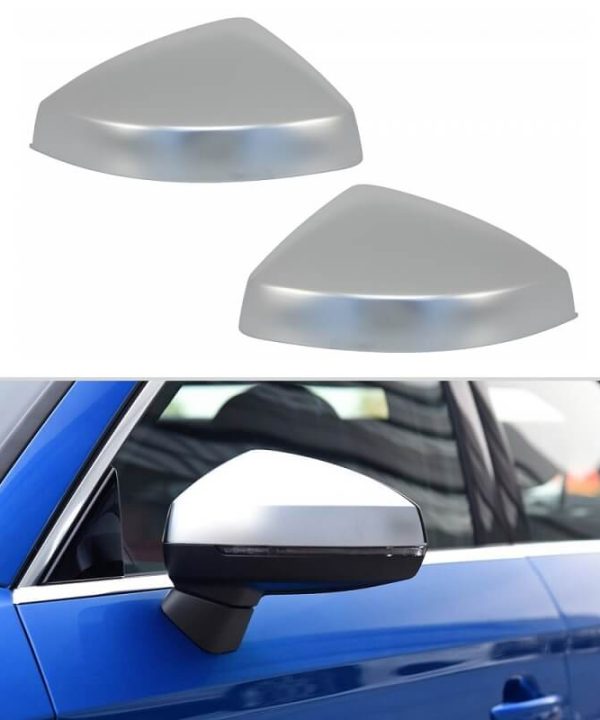 Kimpiris - Καπάκια Καθρεφτών Για Audi A3 8V 12-20 RS3 Look Brushed Aluminium 2 Τεμάχια