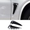 Kimpiris - Αεραγωγοί Φτερών Για Bmw X5 F15 13-18 M-Look Χρώμιο / Μαύρο 2 pcs