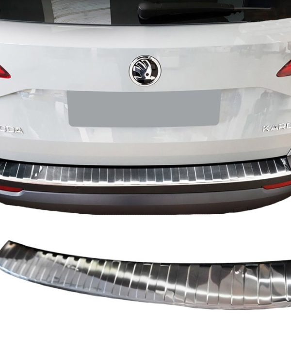 Kimpiris - Προστατευτικό Πίσω Προφυλακτήρα Για Skoda Karoq 17+ Από Ανοξείδωτο Ατσάλι (Steel)