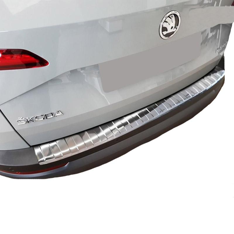 Προστατευτικό Πίσω Προφυλακτήρα Για Skoda Karoq 17+ Από Ανοξείδωτο Ατσάλι (Steel) - Image 4