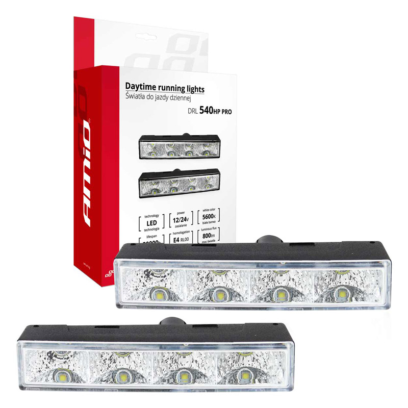 Kimpiris - DRL Set Φώτα Ημέρας Universal DRL 540 Pro 12-24 Volt 6 Watt 125 x 24 x 47mm 2 Τεμάχια