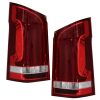 Πισινά Φανάρια Set Για Mercedes-Benz Vito W447 14+ Full Led Bar & Led Signal Dynamic Κόκκινο/Crystal Carner - Image 4