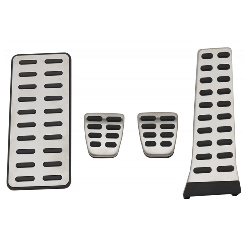 Kimpiris - Πεντάλ Αλουμινίου Κουμπωτά Και Footrest Για Hyundai Sonata 11-14 / IX35 10-15 / Santa Fe 06-12 Μη Αυτόματο Σετ 4 Τεμάχια KPHYSO02