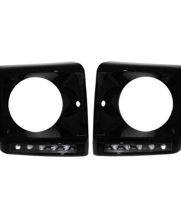 Alternative view of Μασκάκια Φαναριών Με DRL Για Mercedes-Benz G-Class W461/W463 90-15 G55/G65 Amg 4 Τεμάχια