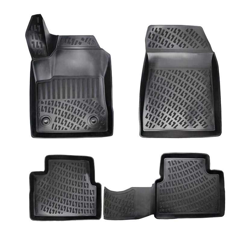 Kimpiris - Πατάκια Σκαφάκια 3D Από Λάστιχο TPE Για Alfa Romeo Giulietta 940 2019- Rizline 4 Τεμάχια Μαύρα