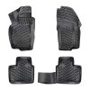 Kimpiris - Πατάκια Σκαφάκια 3D Από Λάστιχο TPE Για Alfa Romeo 156 1997-2007 Rizline 4 Τεμάχια Μαύρα