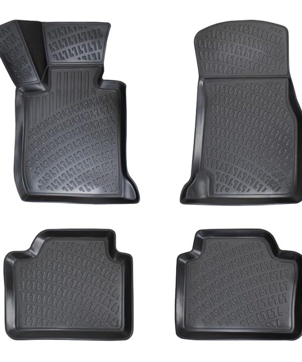 Kimpiris - Πατάκια Σκαφάκια 3D Από Λάστιχο TPE Για Βmw X1 Ε84 2009-2015 Rizline 4 Τεμάχια Μαύρα