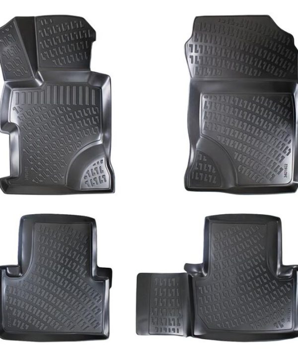 Kimpiris - Πατάκια Σκαφάκια 3D Από Λάστιχο TPE Για Honda Civic Sedan 2011-2016 Rizline 4 Τεμάχια Μαύρα