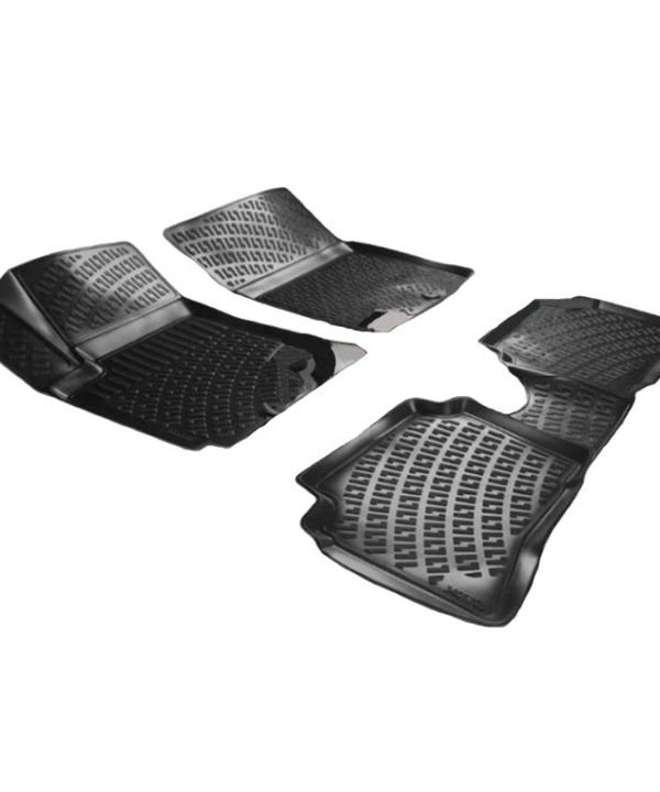 Kimpiris - Πατάκια Σκαφάκια 3D Από Λάστιχο TPE Για Kia Venga 2019-  Rizline 4 Τεμάχια Μαύρα