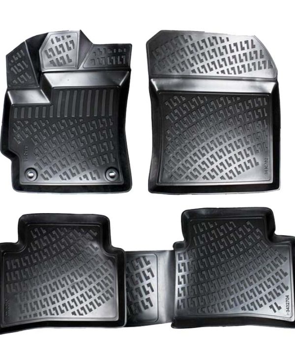Kimpiris - Πατάκια Σκαφάκια 3D Από Λάστιχο TPE Για Toyota Corolla Ε210 2018- Rizline 4 Τεμάχια Μαύρα