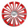 Kimpiris - Τάσια Τροχών Αυτοκινήτου 14" Trend 101379 Ασημί & Κόκκινο CBX 4 Τεμάχια