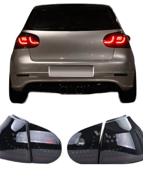 Kimpiris - Πισινά Φανάρια Set Για Vw Golf V (5) 03-08 Led Urban Style Μαύρα Winjet