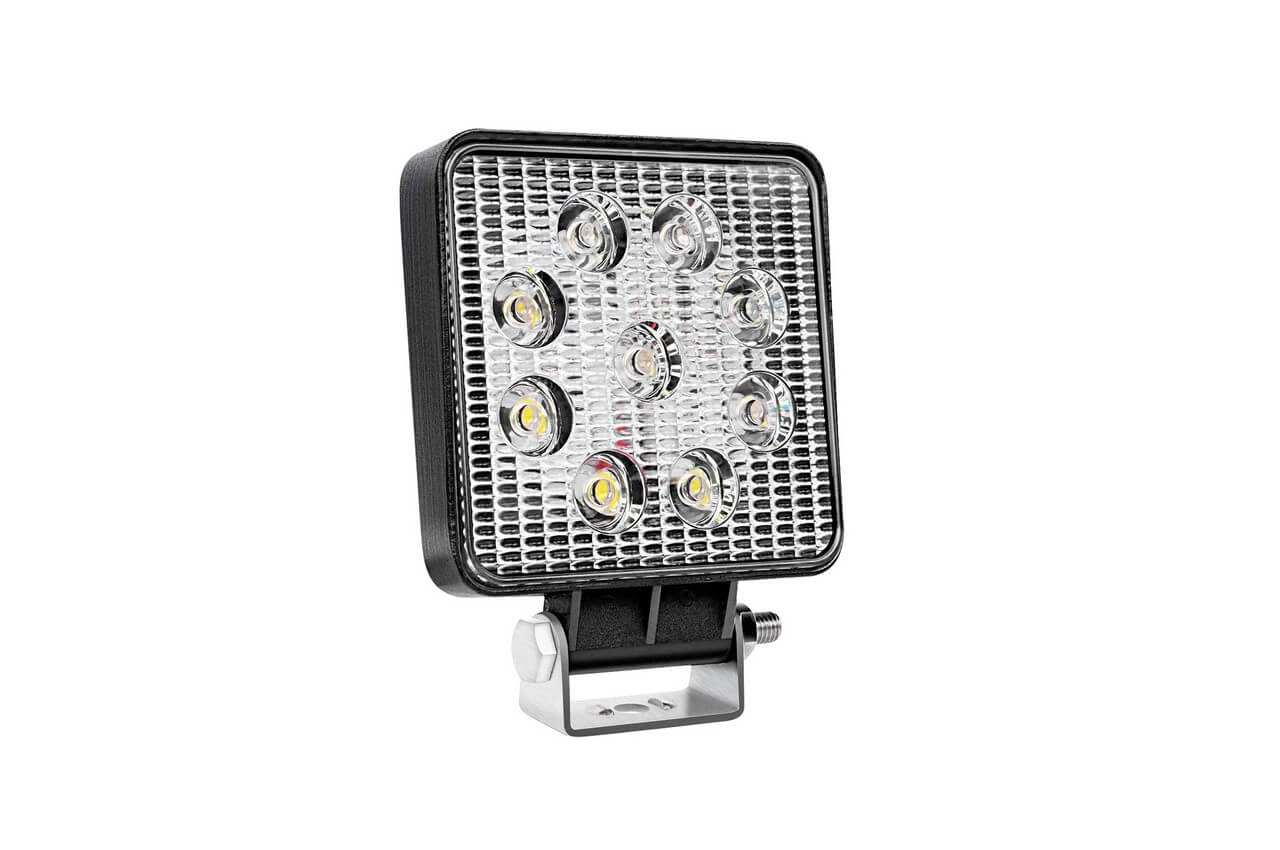 Kimpiris - Προβολέας Εργασίας 9Led Τετράγωνος 110mm x 110mm 35W Flat 9-36V AWL07 Amio