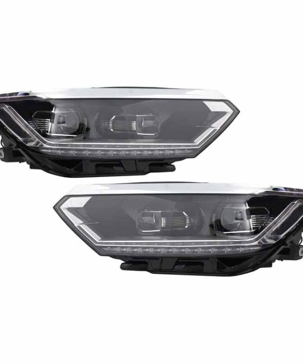 Alternative view of Μπροστινά Φανάρια Set Για Vw Passat B8 15+ DRL Led Matrix & Led Signal Dynamic R-Line Look Full Led Με Μοτέρ Carner