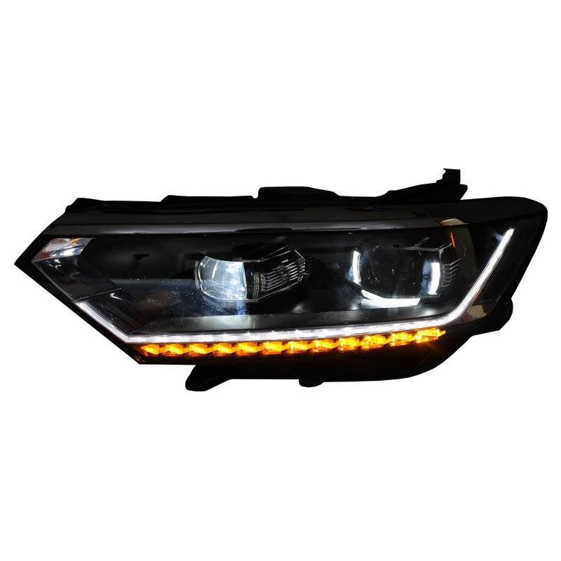 Μπροστινά Φανάρια Set Για Vw Passat B8 15+ DRL Led Matrix & Led Signal Dynamic R-Line Look Full Led Με Μοτέρ Carner - Image 4