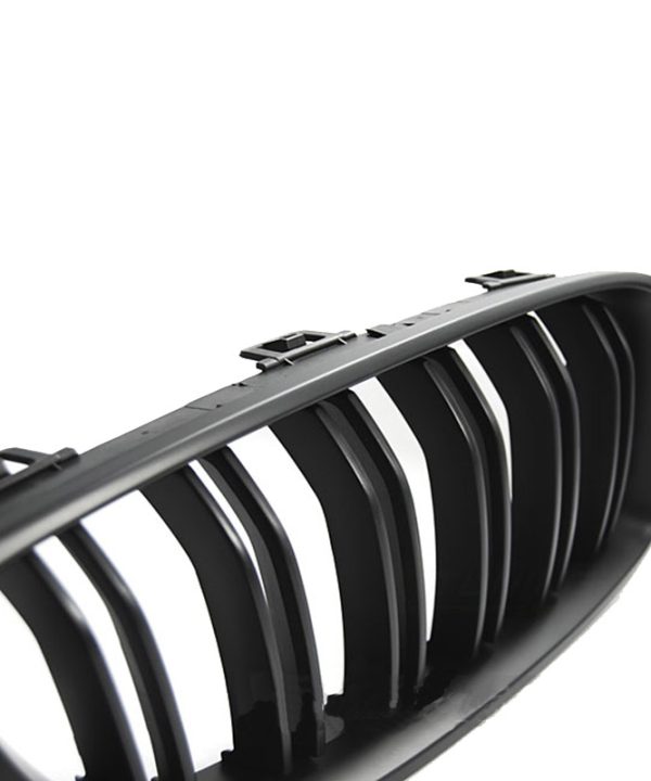 Alternative view of Καρδιές Μάσκας Για Bmw 4 F32 / F33 / F36 13-16 M4 Look Με Διπλή Γρίλια Μαύρο Ματ 2 Τεμάχια