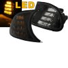 Kimpiris - Μπροστινά Φλας Για Bmw 3 E46 Coupe/Cabrio 99-01 Κουμπωτά Led Μαύρα 2 Τεμάχια Eagle Eyes