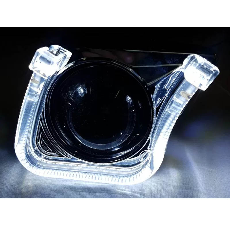 Καπάκι Για Προτζέκτορα 2.5" & 3.0" U-Design Με Led Angel Eyes Χρώμιο 1 Τεμάχιο - Image 2