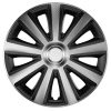 Kimpiris - Τάσια Τροχών Αυτοκινήτου 16" Aviator 104066 Carbon Ασημί-Mαύρο SB CBX 4 Τεμάχια