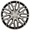Kimpiris - Τάσια Τροχών Αυτοκινήτου 15" Dakar 108507 Ασημί-Mαύρο Με Μπουλόνια Χρωμίου NC CBX 4 Τεμάχια