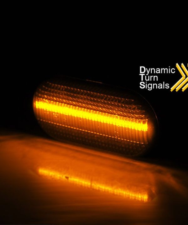 Alternative view of Πλαϊνά Φλας Φτερού Για Smart / Renault / Nissan / Opel / Dacia Led Dynamic Smoke 2 Τεμάχια