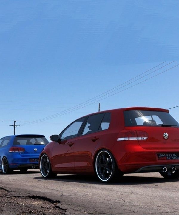 Alternative view of Diffuser Πίσω Προφυλακτήρα Για VW Golf VI (6) 08-12 R32 Look Golf 5 Γυαλιστερό Μαύρο Maxton Design Από Abs Πλαστικό 1 Τεμάχιο