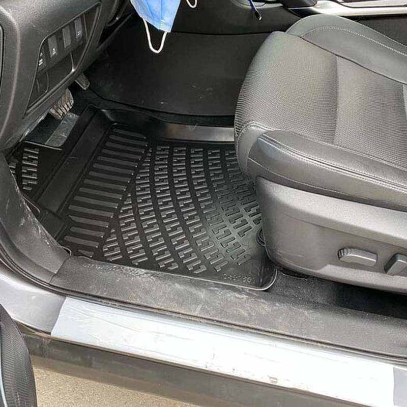 Πατάκια Σκαφάκια 3D Από Λάστιχο TPE Για Renault Koleos 16+ Rizline 4 Τεμάχια Μαύρα - Image 2