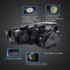 Μπροστινά Φανάρια Set Για Vw Golf VΙ (6) 08-12 DRL U-Type & Dynamic Φλας Μαύρα H7/H7 Με Μοτέρ VLand - Image 4