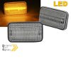 Kimpiris - Πλαϊνά Φλας Φτερού Για VW Golf 1 / 2 74-91 / Jetta 84-91 / Corrado 88-95 Led Dynamic Λευκά 2 Τεμάχια
