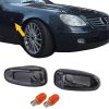 Kimpiris - Πλαϊνά Φλας Φτερού Για Mercedes-Benz C W202 96-01 / CLK W208 97-02 / E W124 93-95 / W210 95-03 / SLK R170 96-04 / Vito W638 96-03 / Sprinter W901-W905 95-06 / VW LT 98-06 Διαφανές Φιμέ 2 Τεμάχια