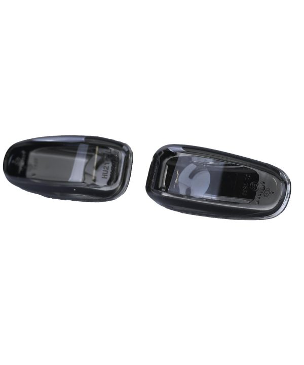 Alternative view of Πλαϊνά Φλας Φτερού Για Mercedes-Benz C W202 96-01 / CLK W208 97-02 / E W124 93-95 / W210 95-03 / SLK R170 96-04 / Vito W638 96-03 / Sprinter W901-W905 95-06 /  VW LT 98-06 Διαφανές Φιμέ 2 Τεμάχια