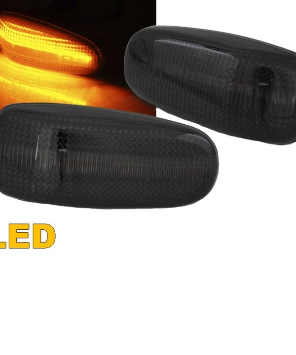 Kimpiris - Πλαϊνά Φλας Φτερού Για Mercedes-Benz C W202 96-01 / CLK W208 97-02 / E W124 93-95 / W210 95-03 / SLK R170 96-04 / Vito W638 96-03 / Sprinter W901-W905 95-06 /  VW LT 98-06 Dynamic Led Φιμέ 2 Τεμάχια
