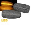 Kimpiris - Πλαϊνά Φλας Φτερού Για Mercedes-Benz C W202 96-01 / CLK W208 97-02 / E W124 93-95 / W210 95-03 / SLK R170 96-04 / Vito W638 96-03 / Sprinter W901-W905 95-06 / VW LT 98-06 Led Λευκά 2 Τεμάχια