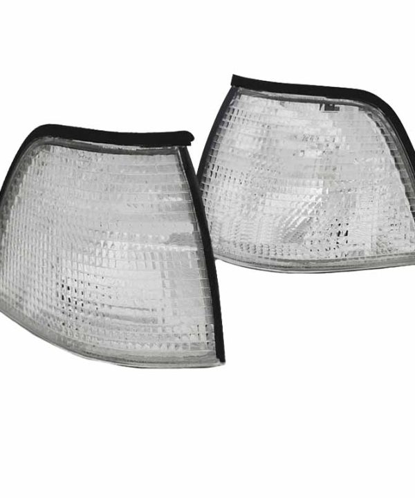 Kimpiris - Μπροστινά Φλας Για Bmw 3 E36 90-99 Sedan/Compact/Touring Λευκά 2 Τεμάχια Depo