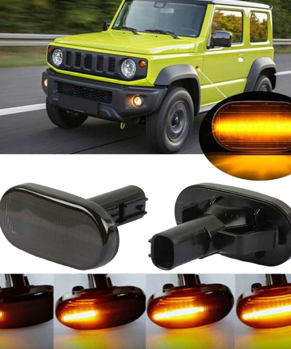 Kimpiris - Πλαϊνά Φλας Φτερού Για Suzuki Jimny JB64W 2018+ Led Dynamic Φιμέ 2 Τεμάχια
