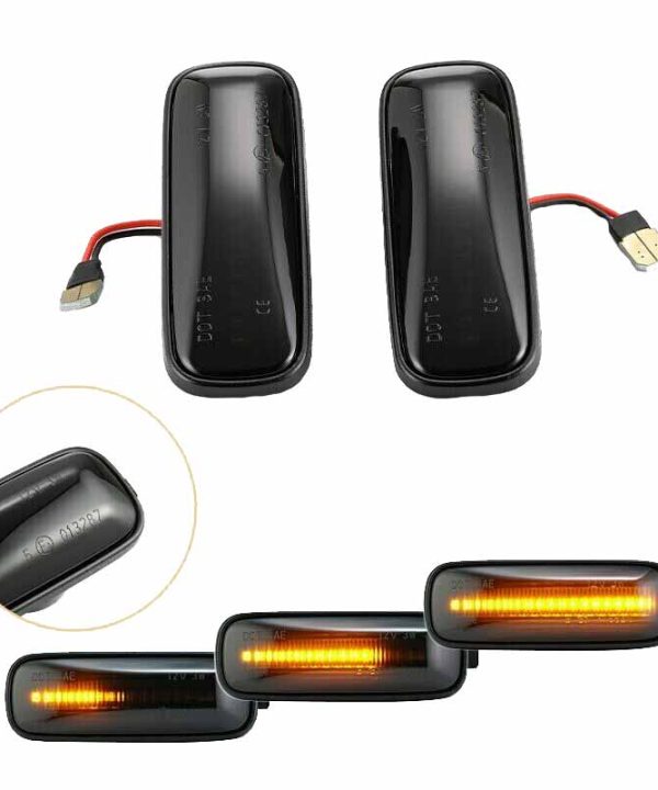 Alternative view of Πλαϊνά Φλας Φτερού Για Honda Civic 95-01 / Prelude 92-97 Led Dynamic Φιμέ 2 Τεμάχια