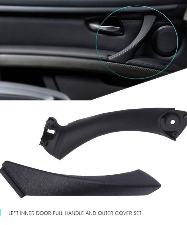Kimpiris - Χειρολαβή Πόρτας Εσωτερική Για Bmw 3 E90 05-11 Πίσω Αριστερά Σετ 2 Τεμαχίων Μαύρο