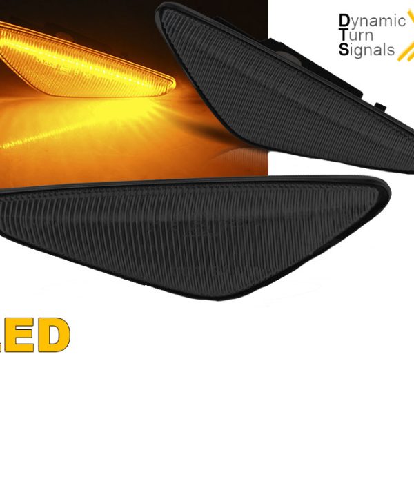 Alternative view of Πλαϊνά Φλας Φτερού Για Bmw X3 F25 LCΙ 14-17 / X4 F26 Led Dynamic Smoke 2 Τεμάχια