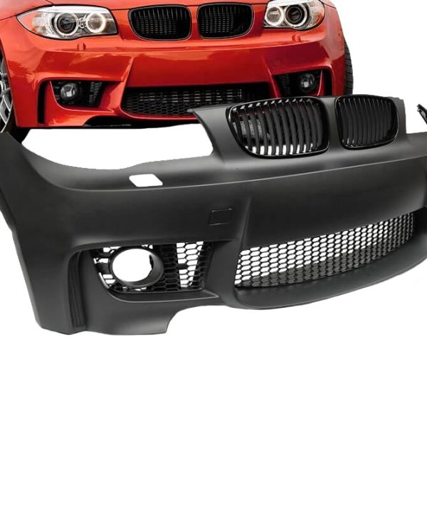 Kimpiris - Μπροστινός Προφυλακτήρας Για Bmw 1 E81/82/87/88 04-13 1M Look Με Καρδιές Μάσκας