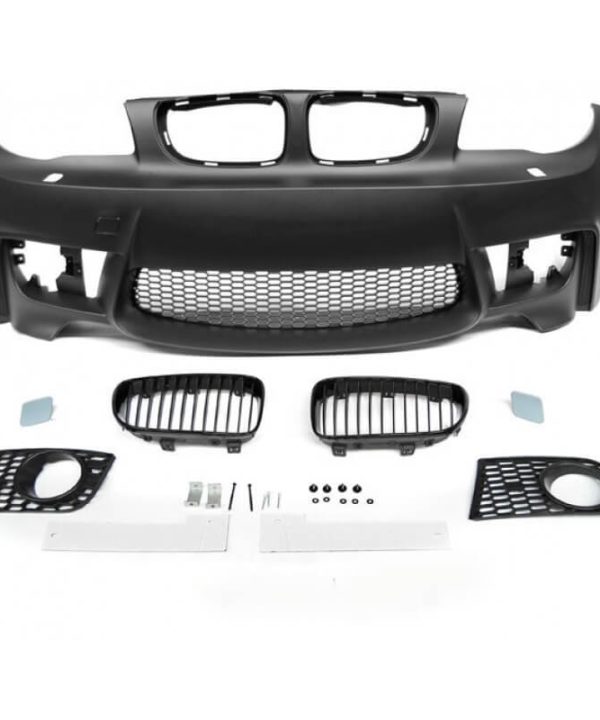 Alternative view of Μπροστινός Προφυλακτήρας Για Bmw 1 E81/82/87/88 04-13 1M Look Με Καρδιές Μάσκας