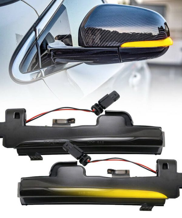 Kimpiris - Φλας Καθρέπτη Για Volvo S60 11-18 / S80 12-16 / V40 13+ / V60 11-18 / V70 12+ Led Dynamic Φιμέ 2 Τεμάχια