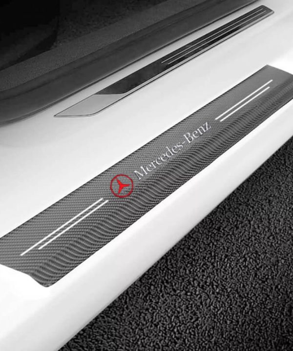 Alternative view of Διακοσμητικά Εσωτερικά Μασπιέ Πόρτας Carbon Look Mercedes Αυτοκόλλητα 4 Τεμάχια